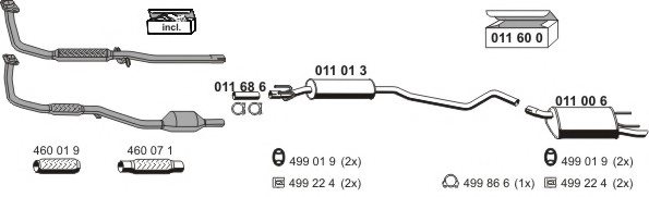 ERNST 050278 Exhaust System